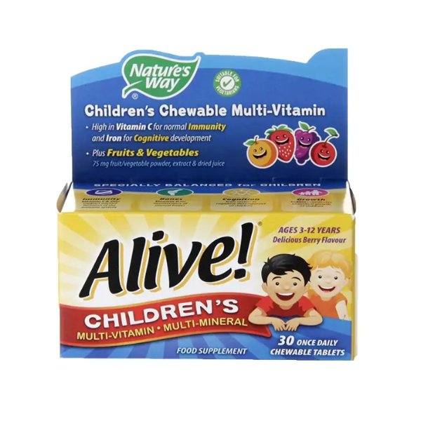 浆果味维生素儿童咀嚼片