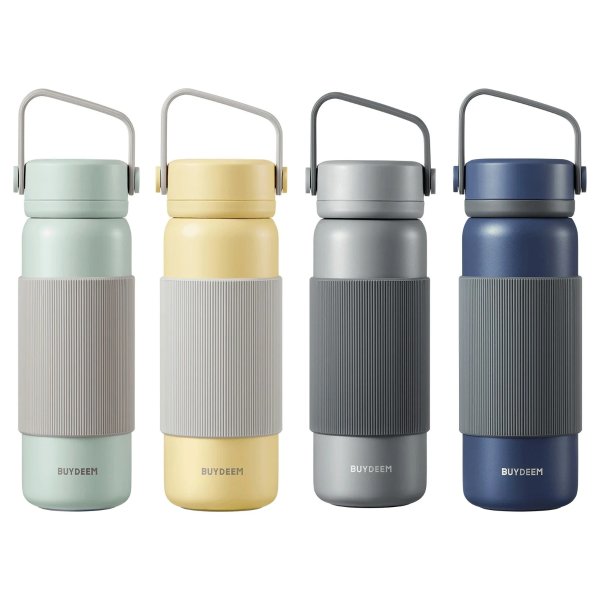 Buydeem Stainless Steel Thermos Tea Bottle with Removable Infuser