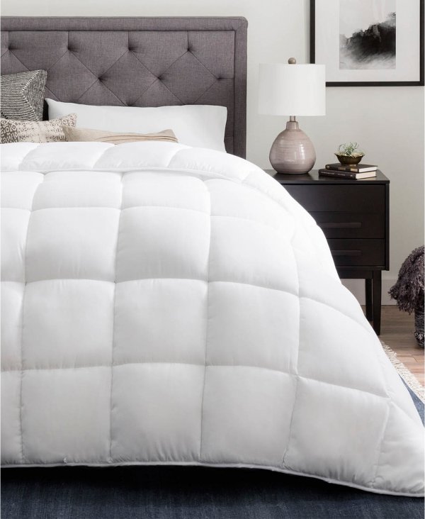 Down Alternative Quilted Comforter with Duvet Tabs, Full
