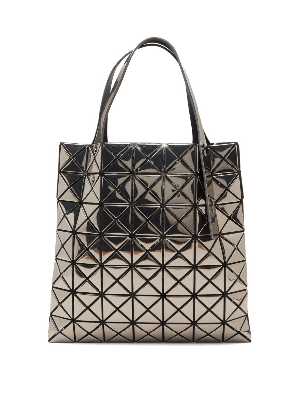 Platinum small metallic PVC tote bag | Bao Bao Issey Miyake | MATCHESFASHION