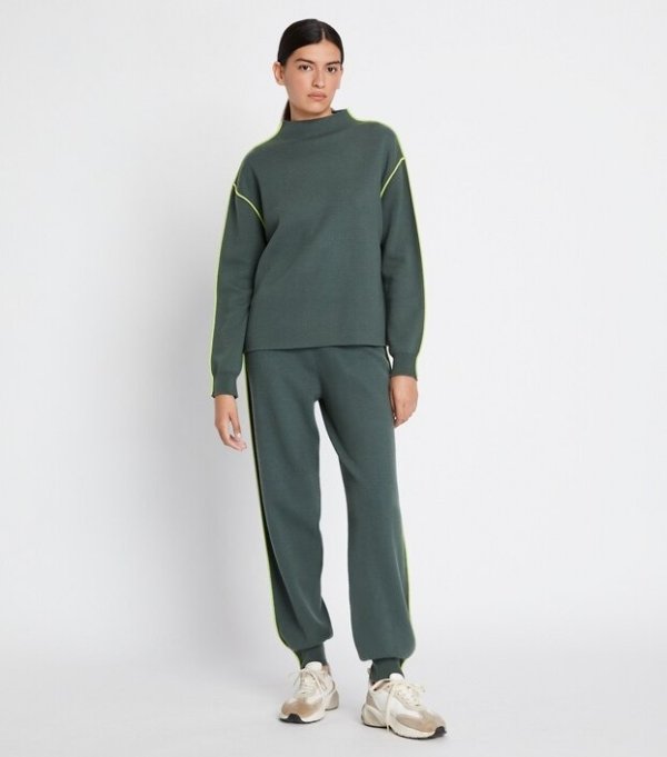 DOUBLE FACE WOOL JOGGER
