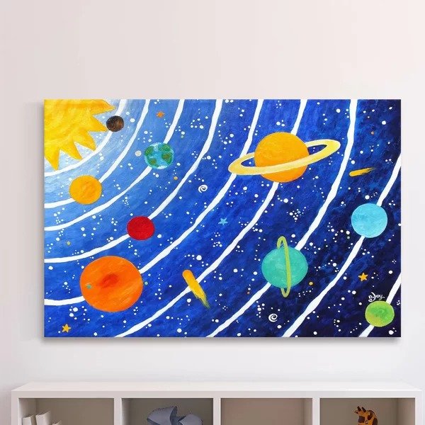 Pritchard Solar System Blue Canvas ArtPritchard Solar System Blue Canvas ArtShipping & ReturnsMore to Explore