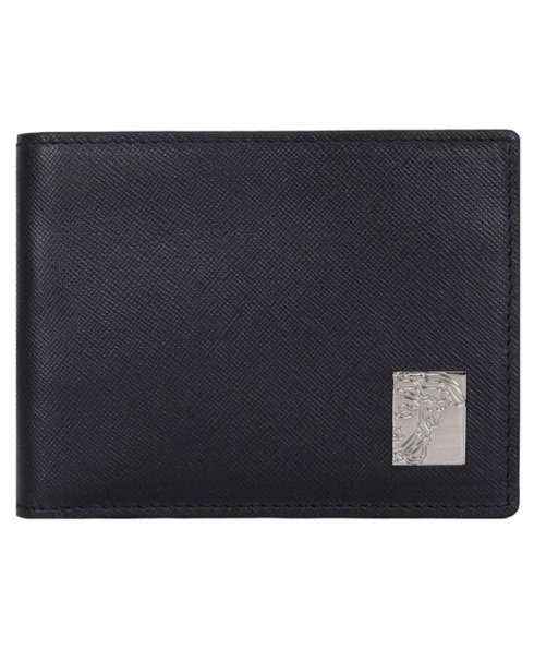 Wallet Vitello Saffiano 黑色钱包