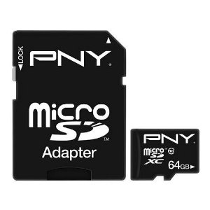 PNY - Elite Performance 32GB microSDHC Class 10 Memory Card - Black