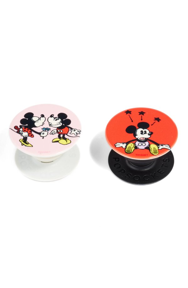 Disney x PopSockets 2-Pack Mickey & Minnie Mouse Love Smartphone Grip & Stands