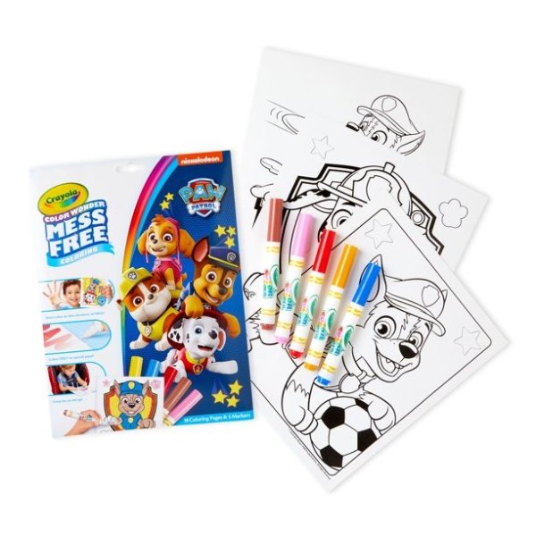 Color Wonder Mess Free Coloring Set Featuring Paw Patrol, Gift for Girls & Boys