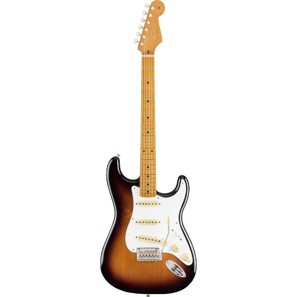 Vintera 50s Stratocaster Modded Electric Guitar, Maple Fingerboard - 2 Color Sunburst - Mint, Open Box