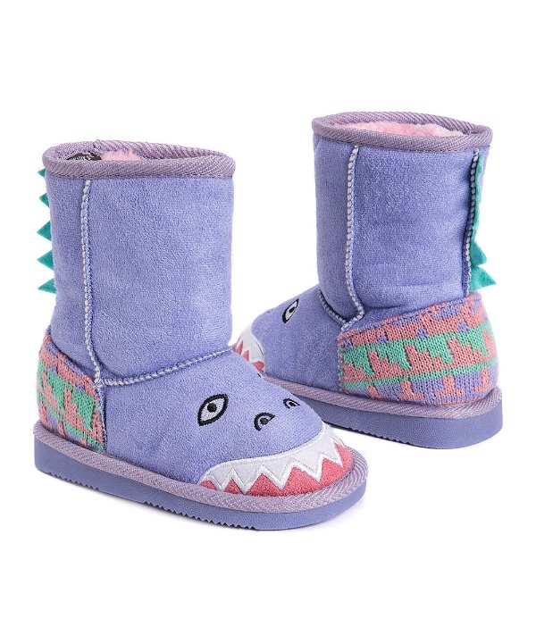 Purple Dinosaur Boot - Girls