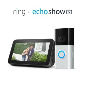 $184.99(原价$334.98)Ring Video Doorbell 3代 无线智能门铃 送Echo Show 5 第2代