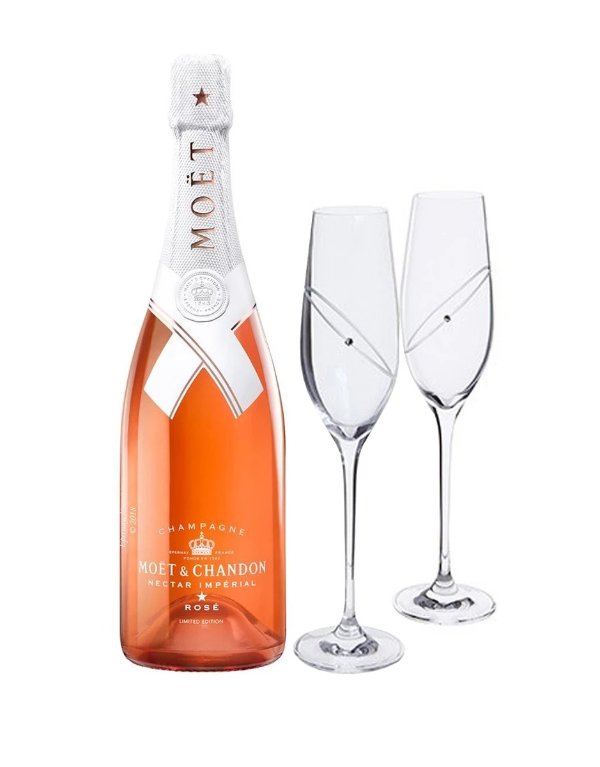 Virgil Abloh合作款 Nectar Imperial Rose 香槟+ 香槟杯套装
