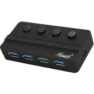 Rosewill RHB-343 USB 3.0 4-Port Hub with Individual Power Control
