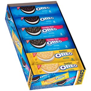 Oreo Smile, Variety Pack, 12 Single Serve Packages (Pack of 4)