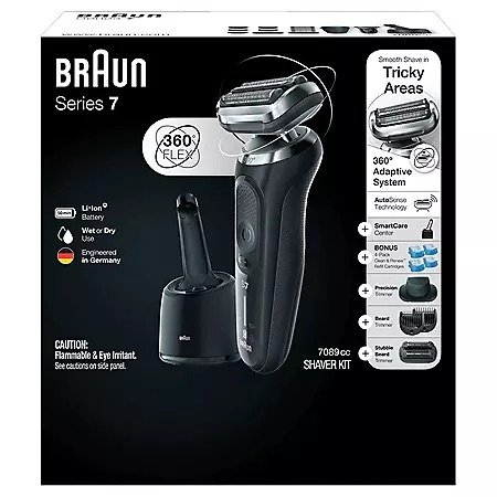 Series 7 7089cc Electric Razor for Men with SmartCare Center, Refills, Precision, Beard and Stubble Trimmers - Sam's Club