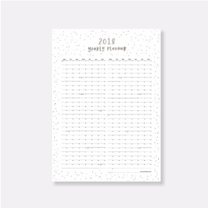 2018 YEARLY WALL PLANNER