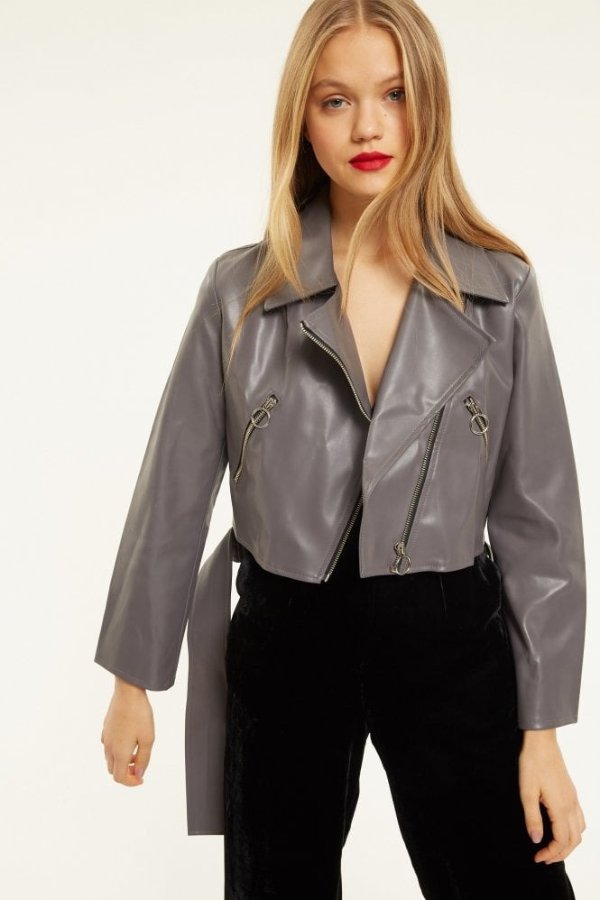 Ouor Belted Crop Jacket