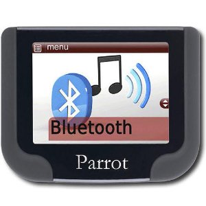 Parrot Bluetooth Hands Free Car Kit Gray
