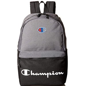 Champion Logo款拼接配色双肩运动背包 多色可选