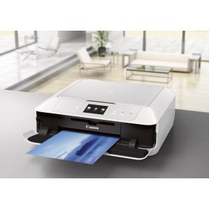 CANON MG7520 Wireless Color Cloud Printer with Scanner and Copier, White