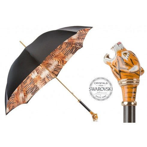 Women Siberian Tiger Umbrella, Double Cloth