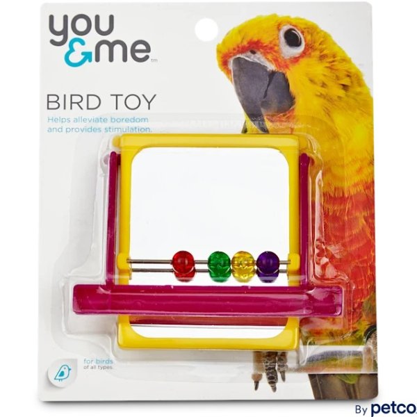 Mirrored Bead Bird Toy | Petco
