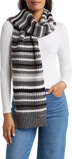Tweed Shaker Stripe Scarf