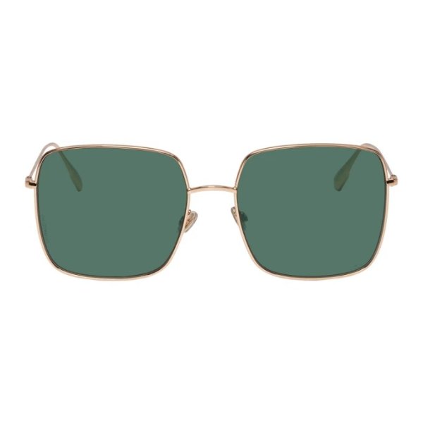 - Rose Gold & GreenStellaire1 Sunglasses