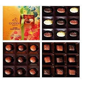 Godiva Chocolatier Assorted Belgian Chocolates Gift Box