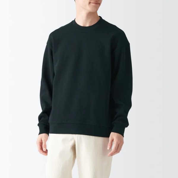 Men's Double Knitted Crew Neck Pullover