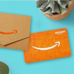 Amazon 官网购买$50礼卡优惠
