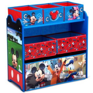 Disney米奇六格儿童玩具储物架