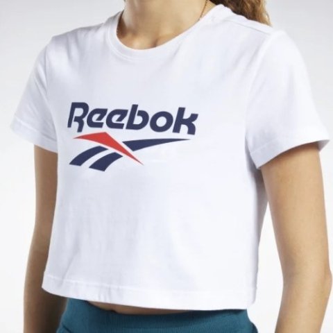 7 99 原价 25 00 Proozy官网reebok女款经典logo运动短tee 北美省钱快报