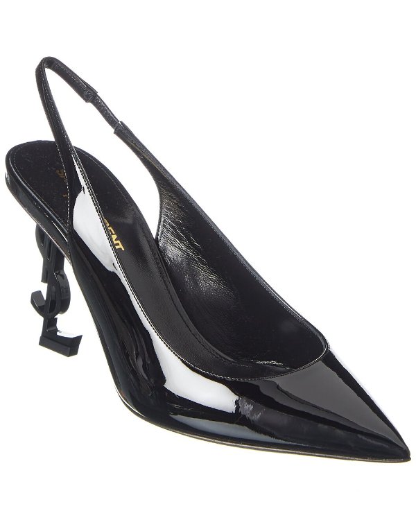 Opyum 85 Patent Slingback Pump