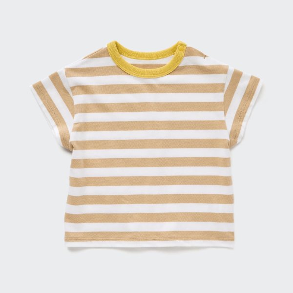 Dry Crew Neck Striped T-Shirt | UNIQLO US