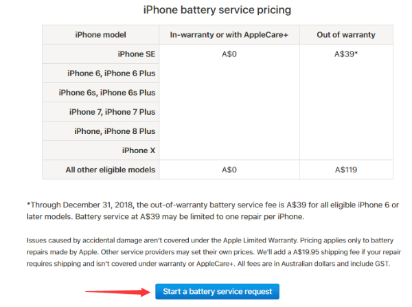 Apple iPhone SE、iPhone 6 以上型号换新电池 - 2