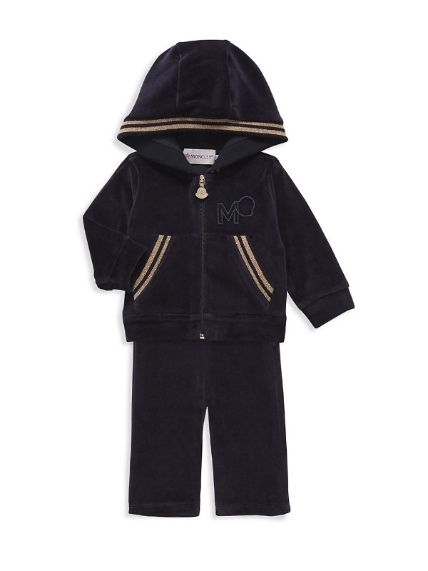 Baby's & Little Girl's Knitwear 2-Piece Hoodie & Pants Set