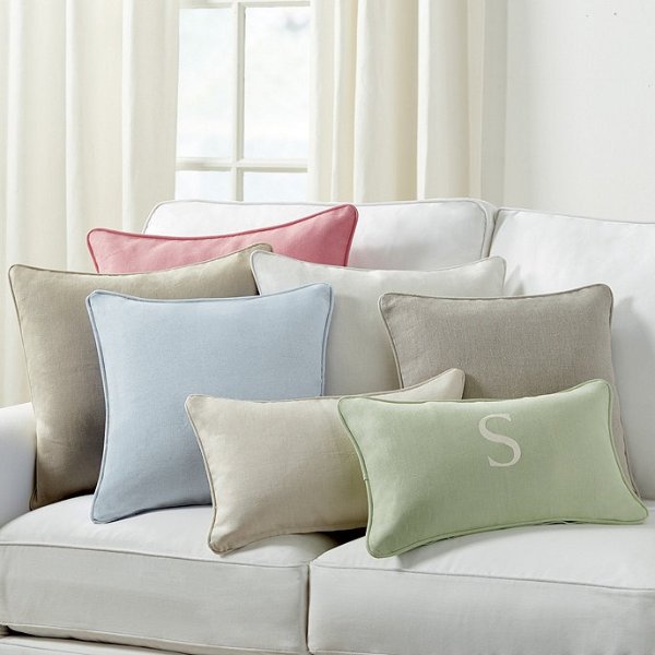 Suzanne Kasler Signature 13oz Linen Pillow Cover - Select Colors | Ballard Designs