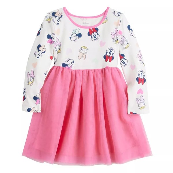 Disney's Minnie Mouse & Daisy Duck Baby & Toddler Girl Long Sleeve Tutu Dress by Jumping Beans®