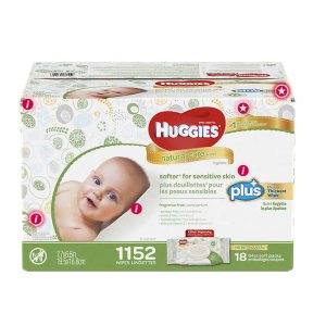 Huggies Natural Care Plus Baby Wipes 1,152-count
