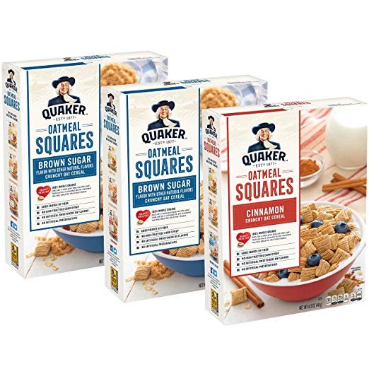 Oatmeal Squares Breakfast Cereal Variety Pack, 43.5 Ounce