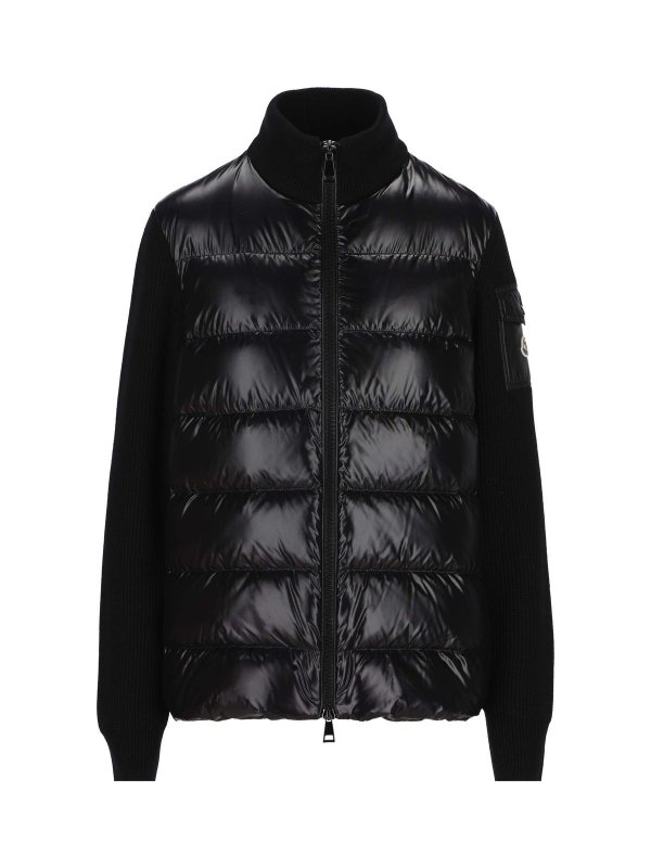 Padded Contrasting Zip-Up Jacket