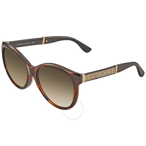 Brown Gradient Round Sunglasses GLEE/F/S 016Y