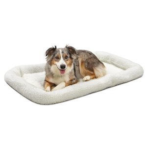 MidWest Deluxe Bolster 42 in Pet Bed for Dogs & Cats
