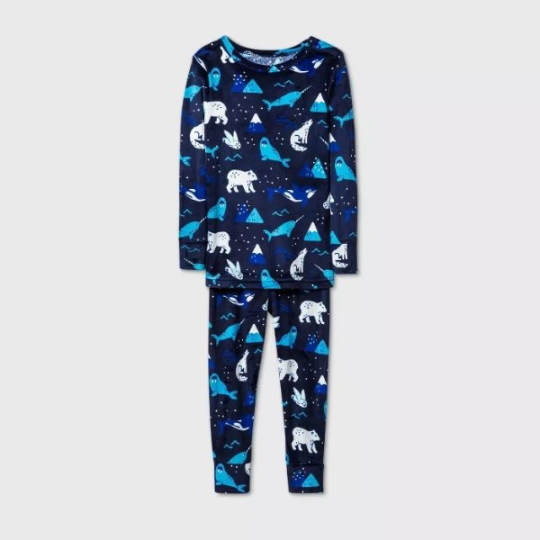 Toddler Boys' 2pc Snuggly Soft Pajama Set - Cat & Jack™ Blue