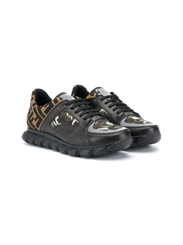 TEEN FF camouflage sneakers
