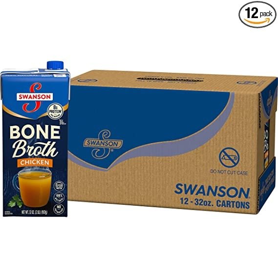 Swanson 鸡骨汤 32oz 12盒