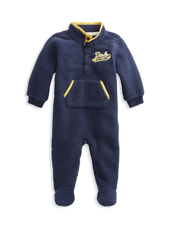 Baby Boy's Vintage-Inspired Coverall