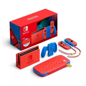 Nintendo Switch Mario 红蓝版 主机套装 科技以XX为本