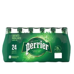 Perrier 天然气泡矿泉水 16.9Oz 24瓶装