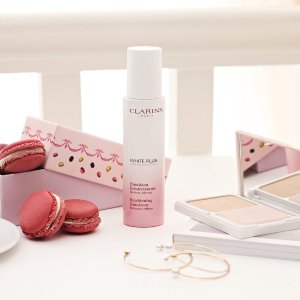With any $100 order + Free Shipping with any order @ Clarins