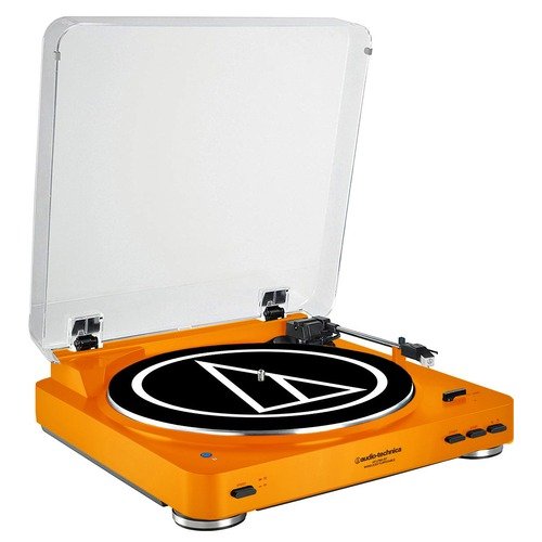 AT-LP60-BT Fully Automatic Bluetooth Stereo Turntable System (LE Orange)